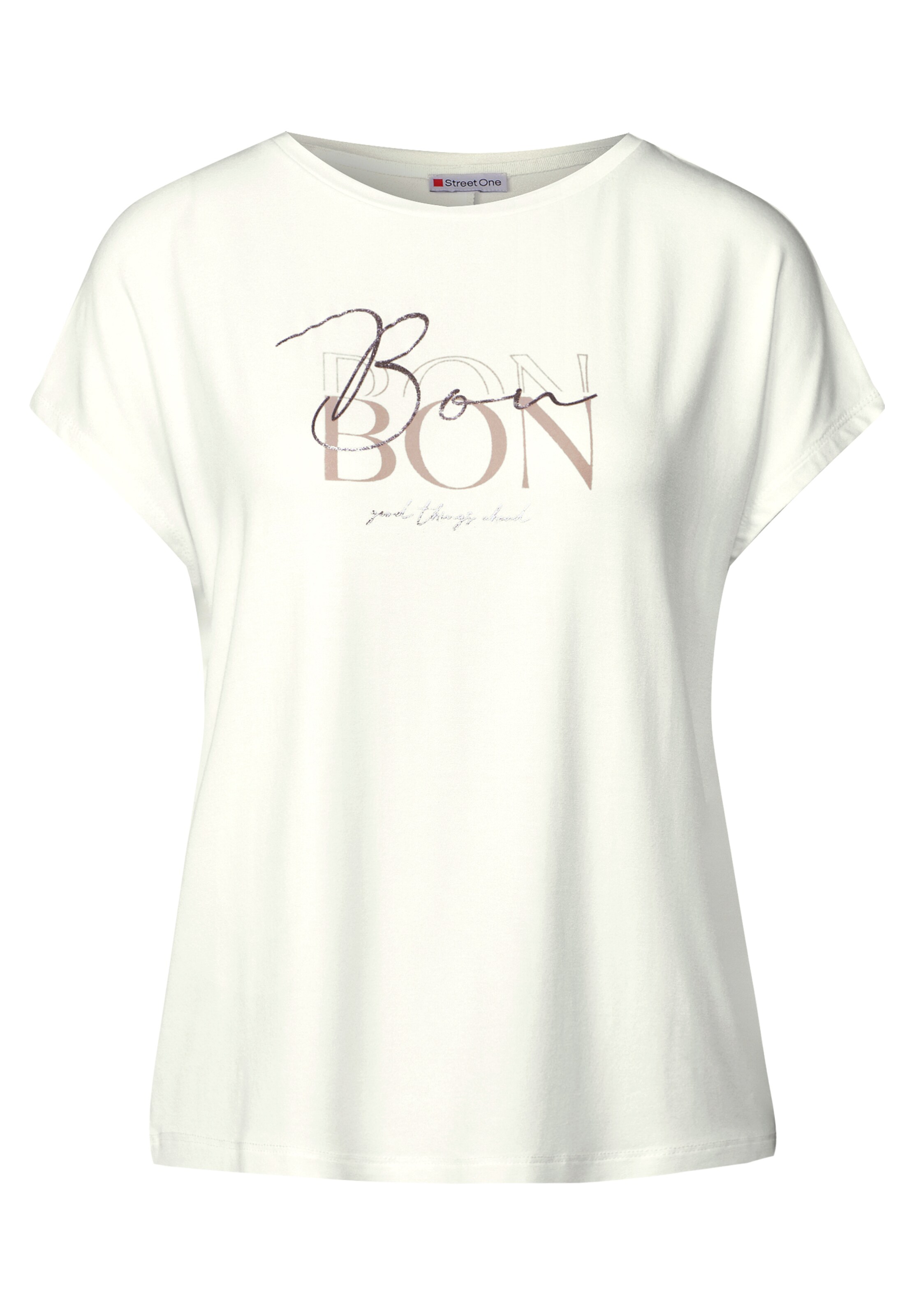 STREET ONE Shirt in White: front