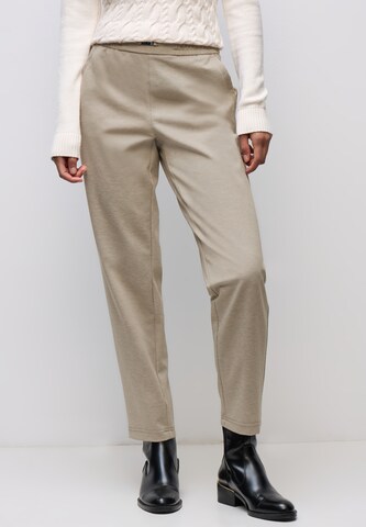 STREET ONE Loosefit Hose in Beige: Vorderseite