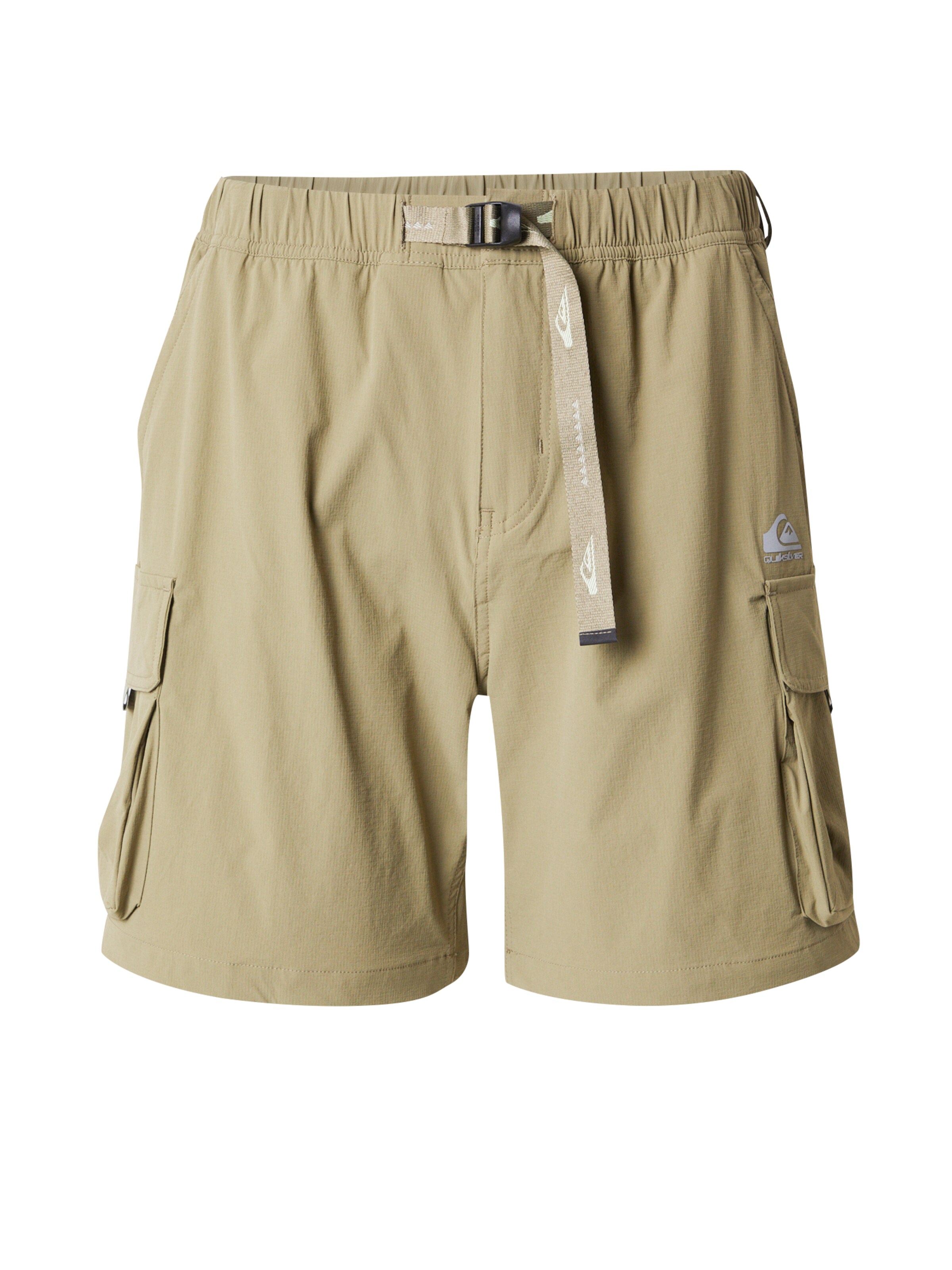 QUIKSILVER Свободный крой Спортивные штаны 'Run Ashore' в Бежевый: спереди