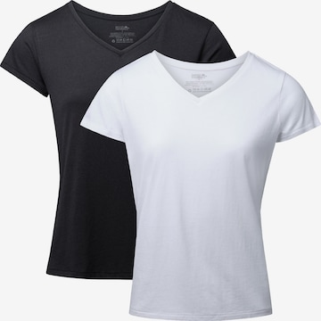 DANISH ENDURANCE T-Shirt 'V' in Schwarz: Vorderseite