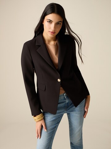 Blazer di oltre in nero: frontale
