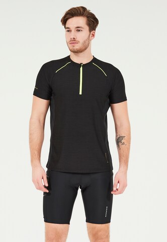 ENDURANCE Functioneel shirt 'Dencker' in Zwart: voorkant