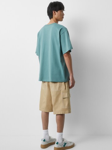 Pull&Bear T-Shirt in Grün