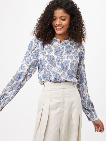 Maison 123 Blouse 'TUNON' in Blue: front