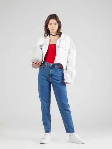 Tommy Jeans Regular Jeans 'MOM JeansS' in Blauw