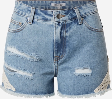 ABOUT YOU Regular Jeans 'Duffy' in Blue: front