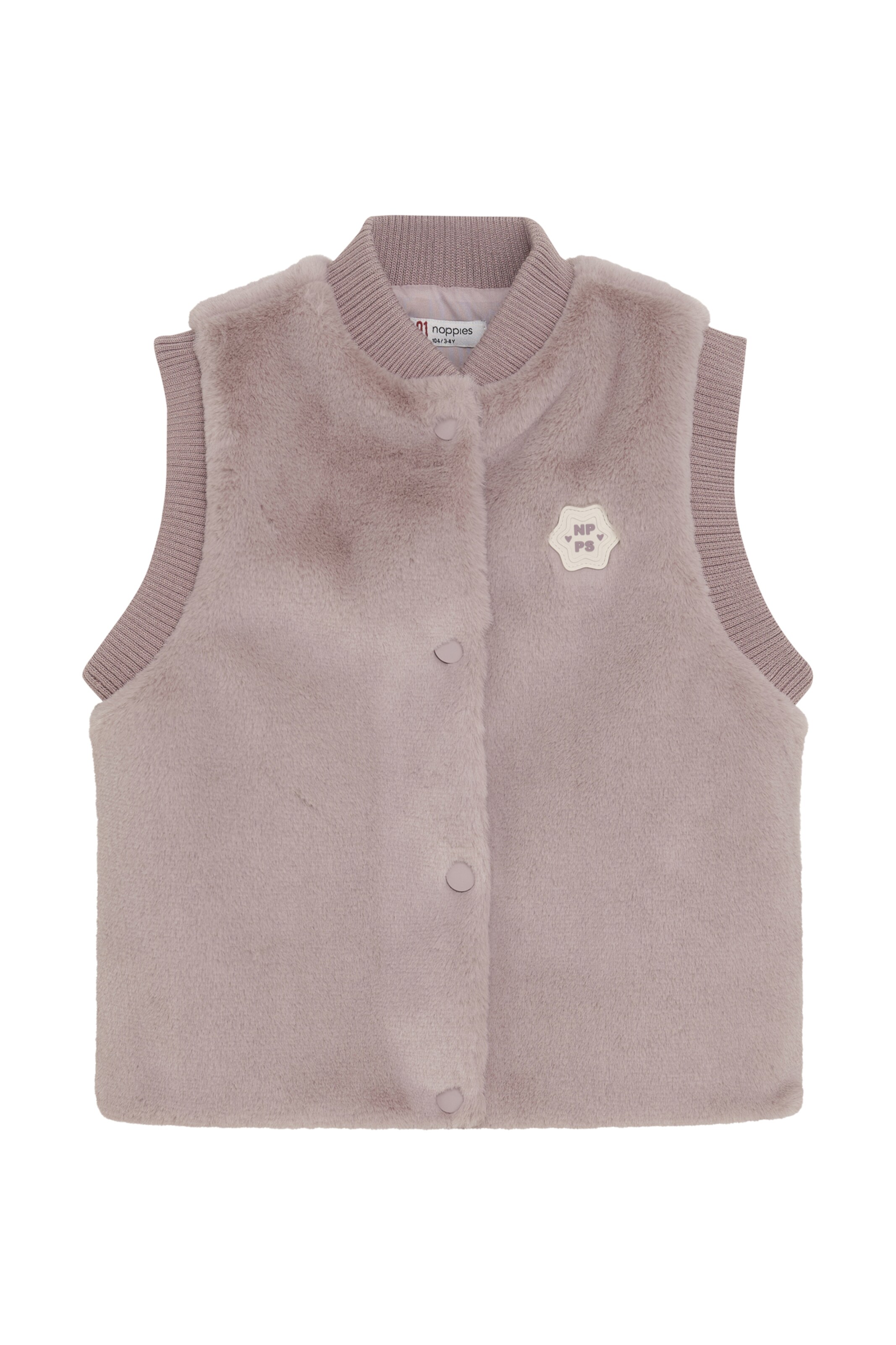 Noppies Bodywarmer ' Ponca ' in Rood: voorkant