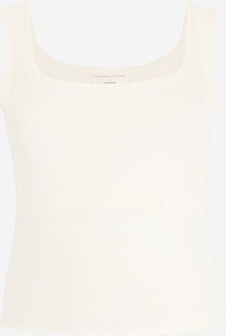 Guido Maria Kretschmer Curvy Top 'Pamela' in White: front