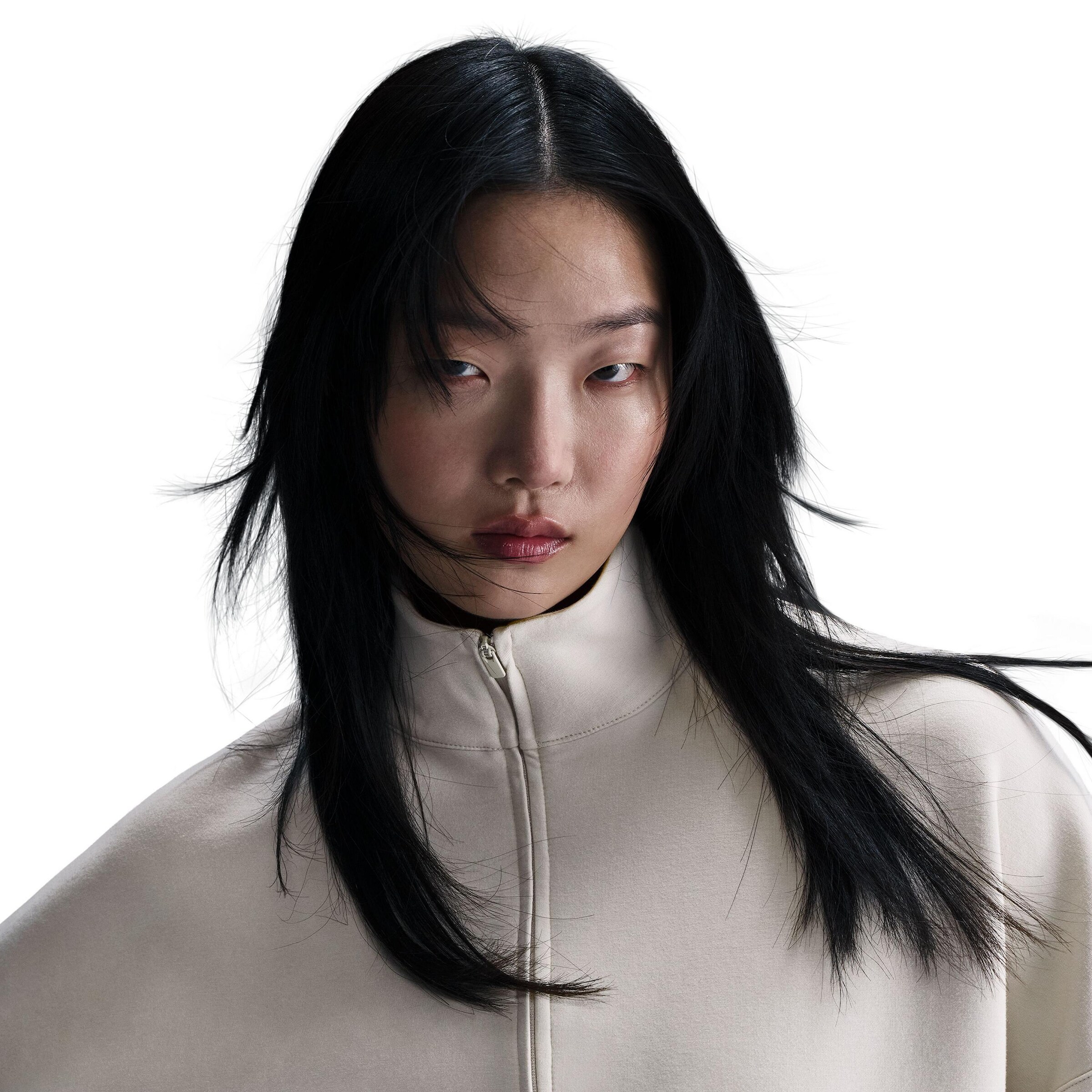 NIKE Athletic Sweatshirt in Beige