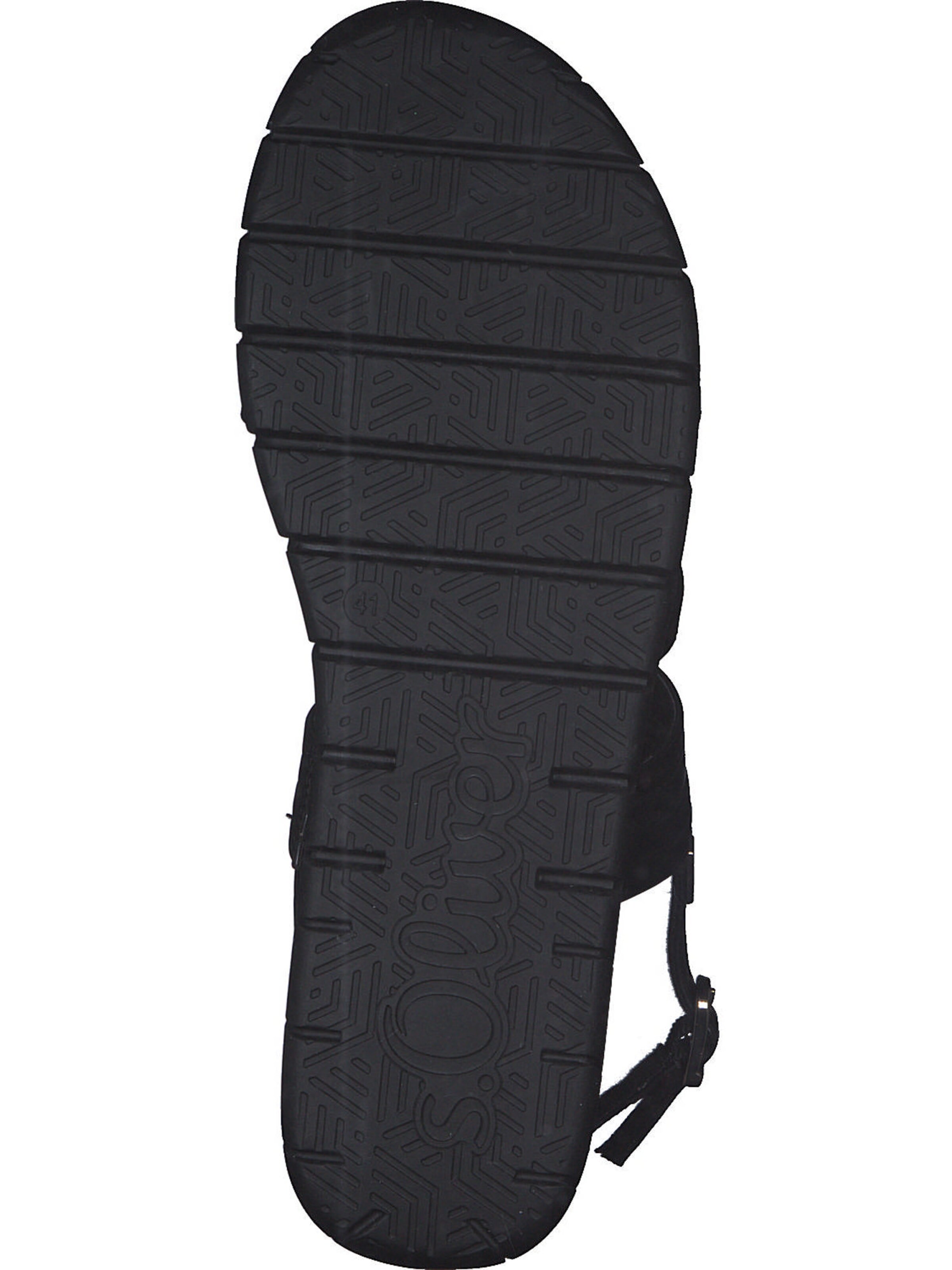 s.Oliver Sandalen met riem in Zwart