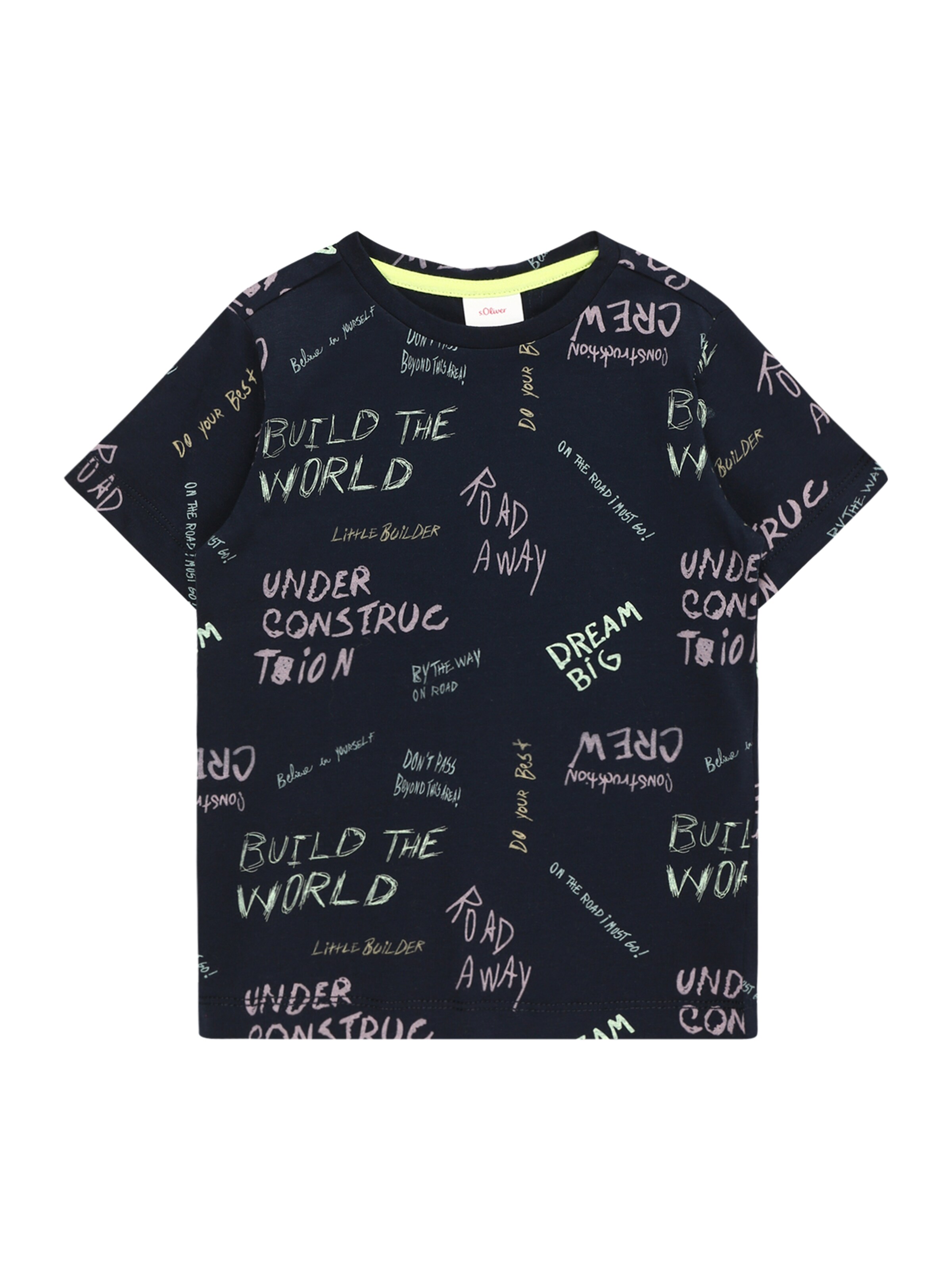 s.Oliver Tričko - Modrá: predná strana