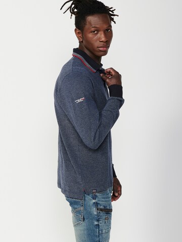 KOROSHI Tričko - Modrá