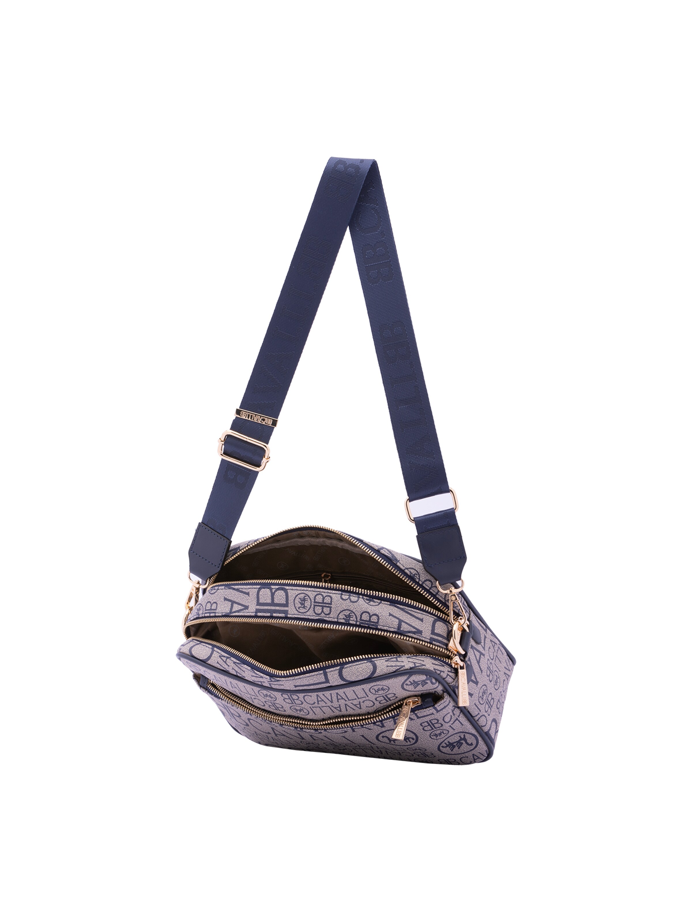 Borsa a tracolla di B. Cavalli in blu