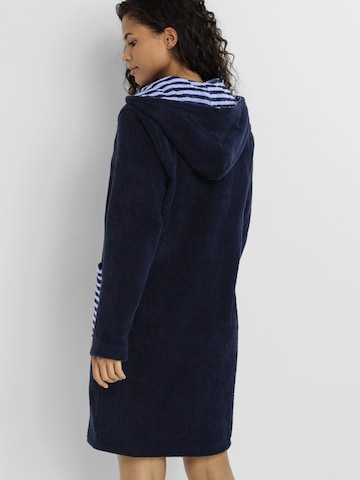 bonprix Badjas kort in Blauw