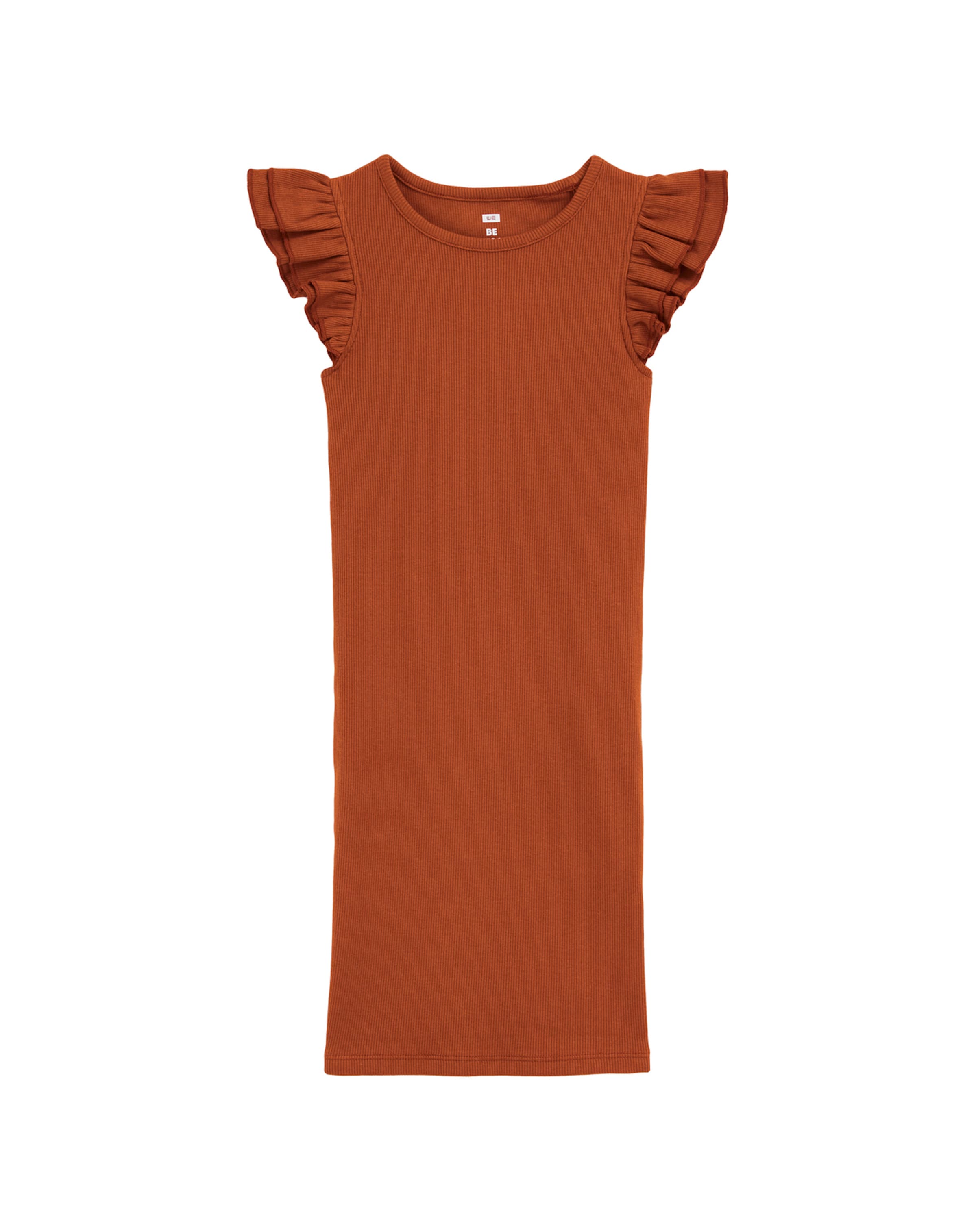 WE Fashion Kleit, värv pruun: eest vaates