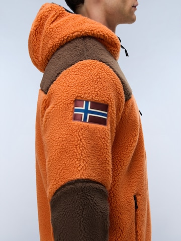 NAPAPIJRI Fleecejacka 'Yupik' i orange