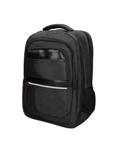 Zaino 'Zaino Coveri Collection poliestere resistente con zip' di Coveri Collection in nero: frontale