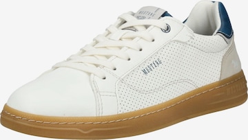 MUSTANG - Sapatilhas baixas em branco: frente