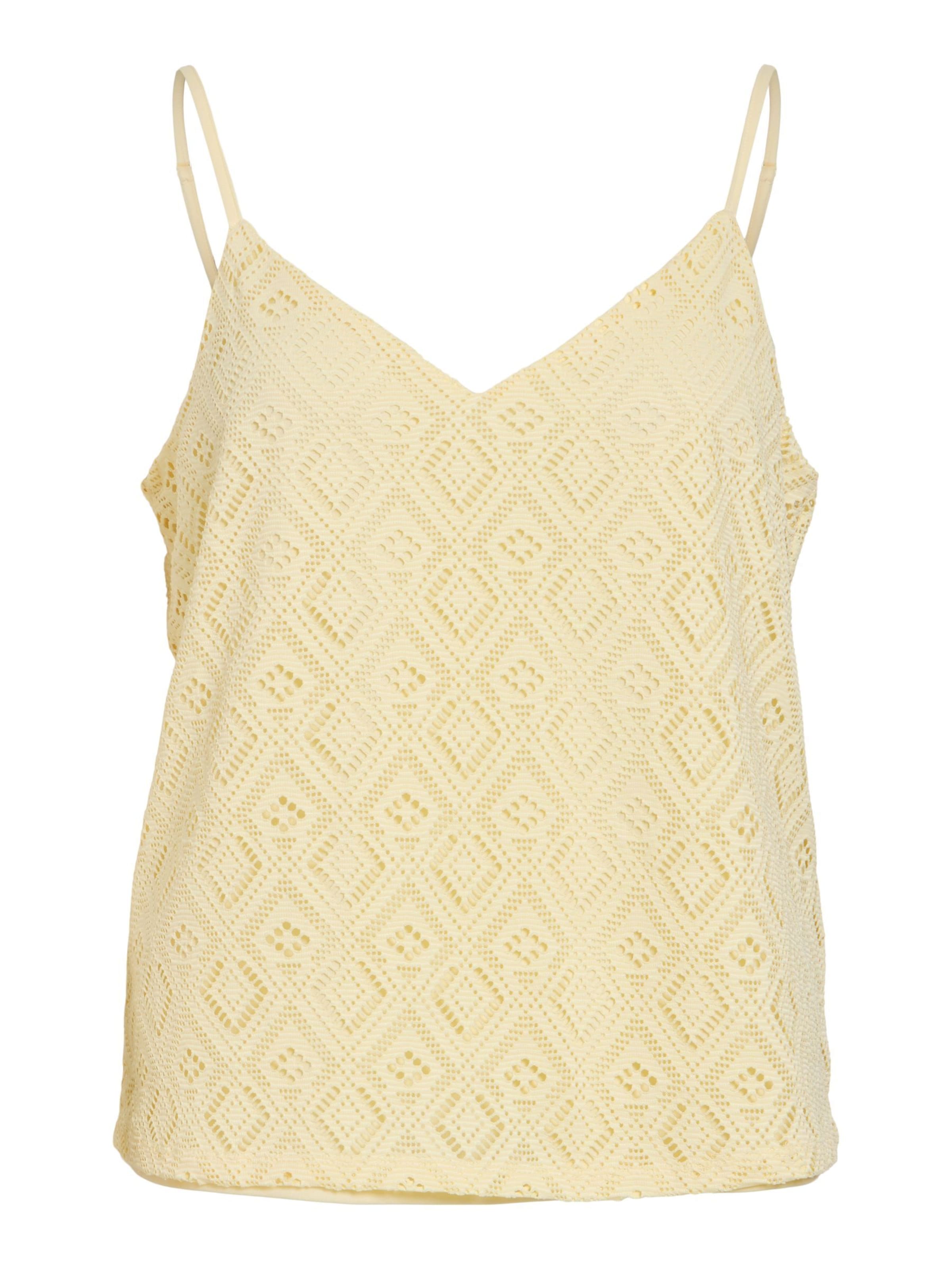 VILA Top 'VINusa' in Yellow: front