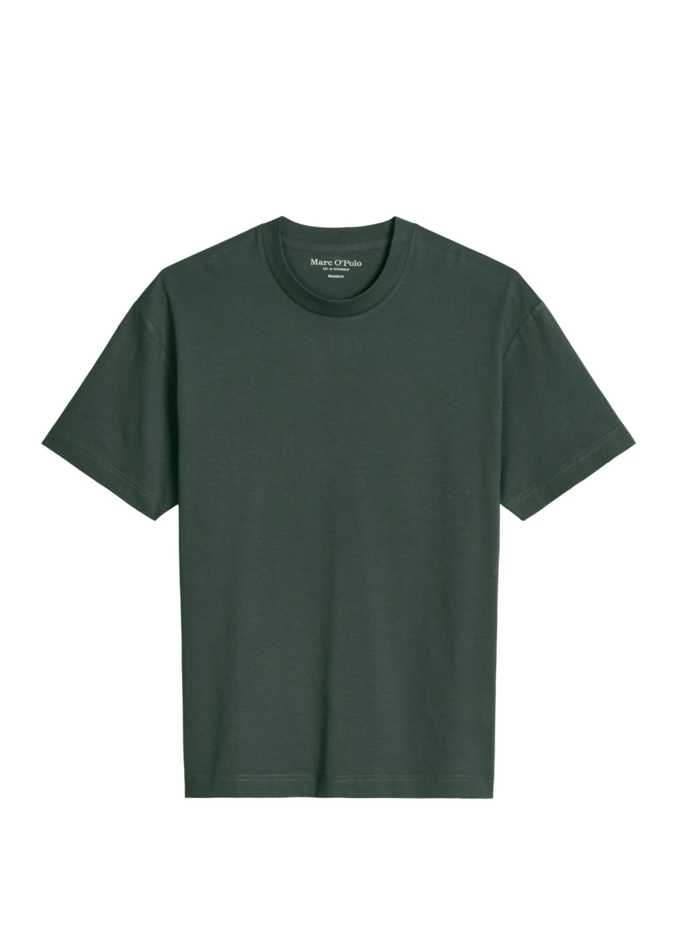 Marc O'Polo Shirt 'marc o'polo - Heren t-shirt' in Groen: voorkant