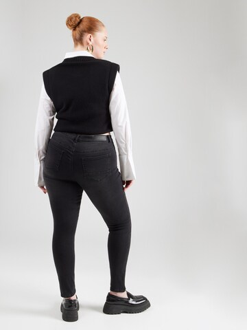 ONLY Carmakoma Skinny Jeans 'CARKARLA' i svart