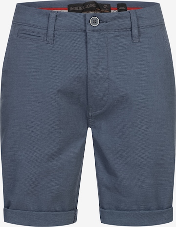 Regular Pantalon chino 'Buddy' INDICODE JEANS en bleu : devant