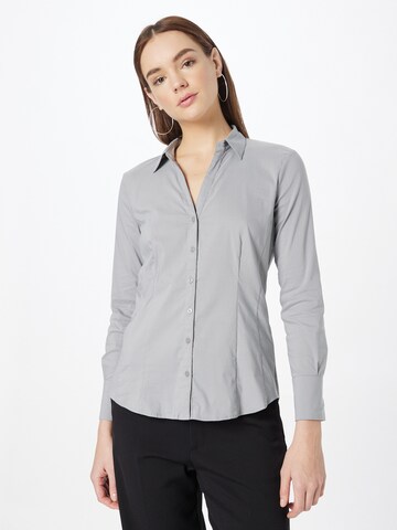 MORE & MORE Blouse 'Billa' in Grey: front