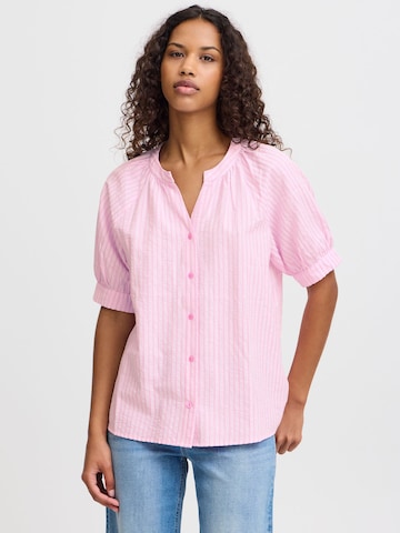 ICHI Bluse 'Darla' in Pink: Vorderseite