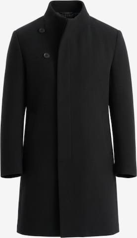 Manteau mi-saison Ombre en noir : devant