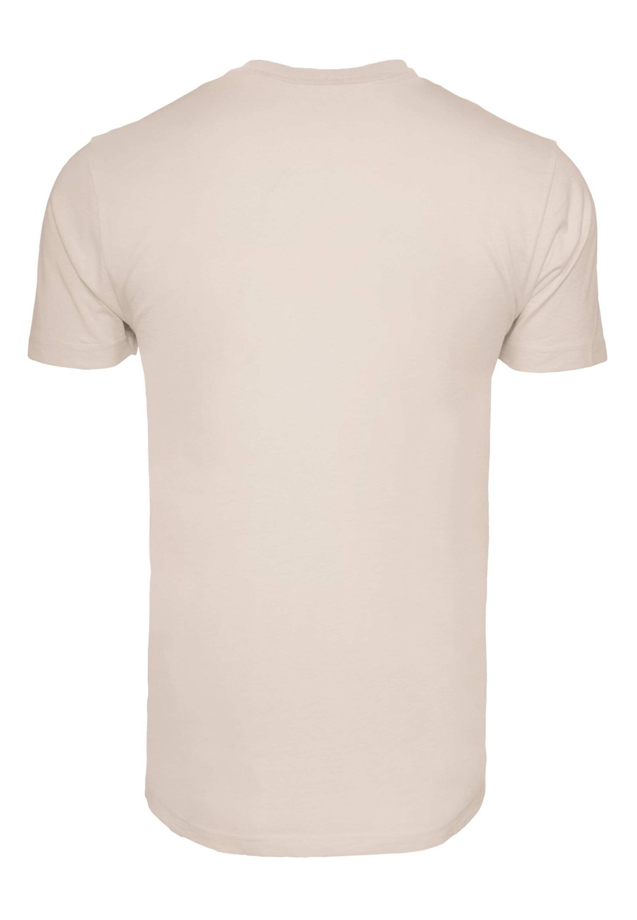 Merchcode T-Shirt 'Merry Christmas And Happy Always' in Pink