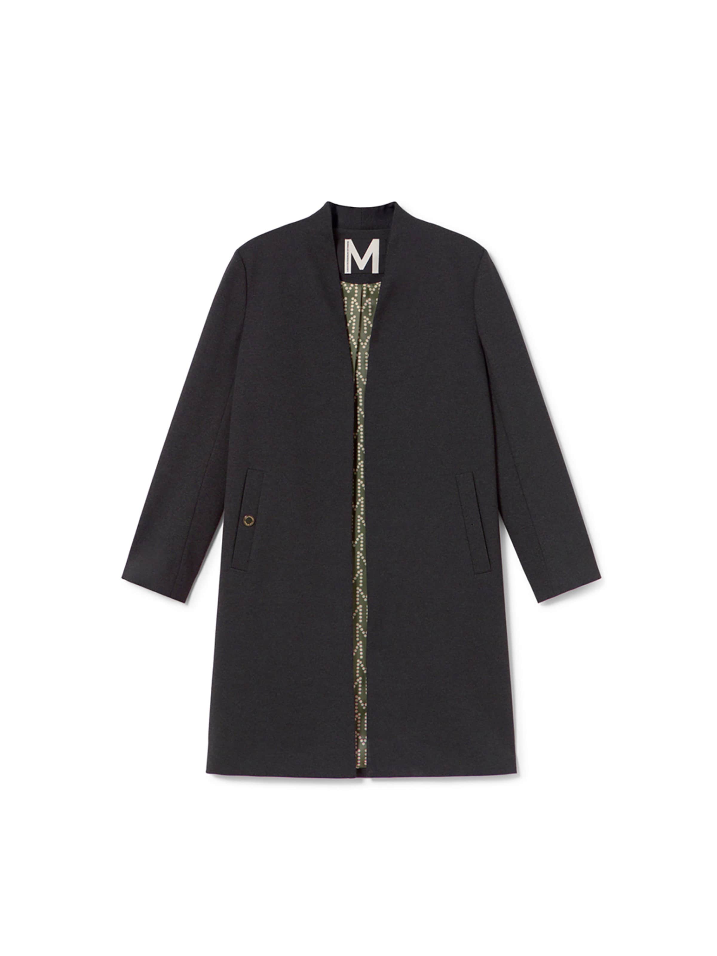 Lola Casademunt - Sobretudo meia-estação em cinzento: frente