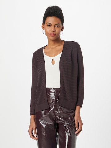 QS Cardigan i lilla: forside