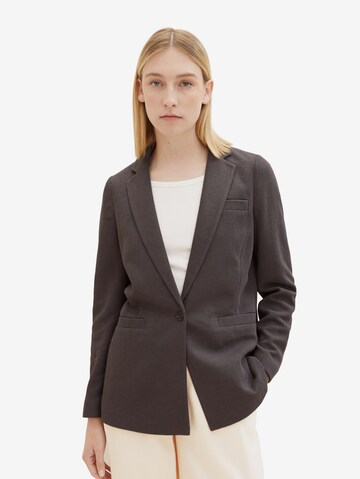 TOM TAILOR Blazer in Brown: front