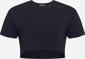 T-shirt NU-IN Plus en noir : devant