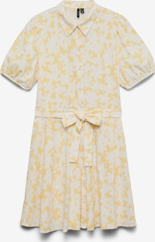 Abito camicia 'VMDicthe' di VERO MODA in giallo: frontale