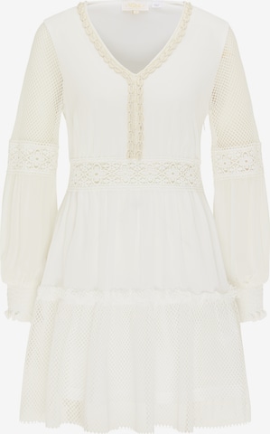 usha FESTIVAL Dress in White: front