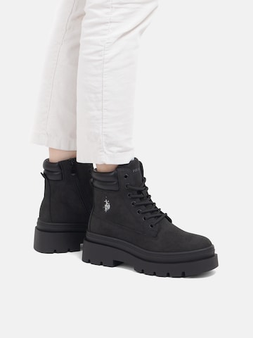 Stivaletto stringato 'Shova001' di U.S. POLO ASSN. in nero