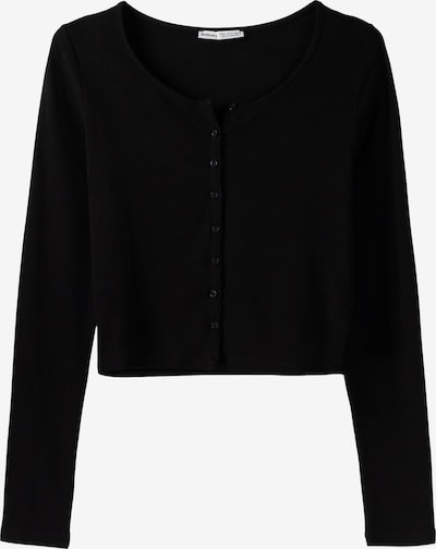 Bershka Cardigan en noir, Vue avec produit