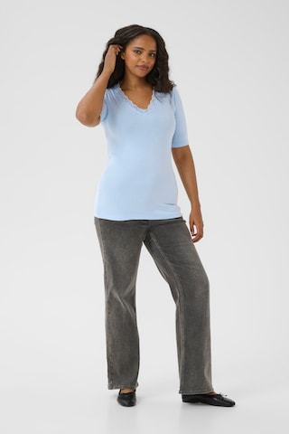 KAFFE CURVE Shirt 'KComia' in Blue