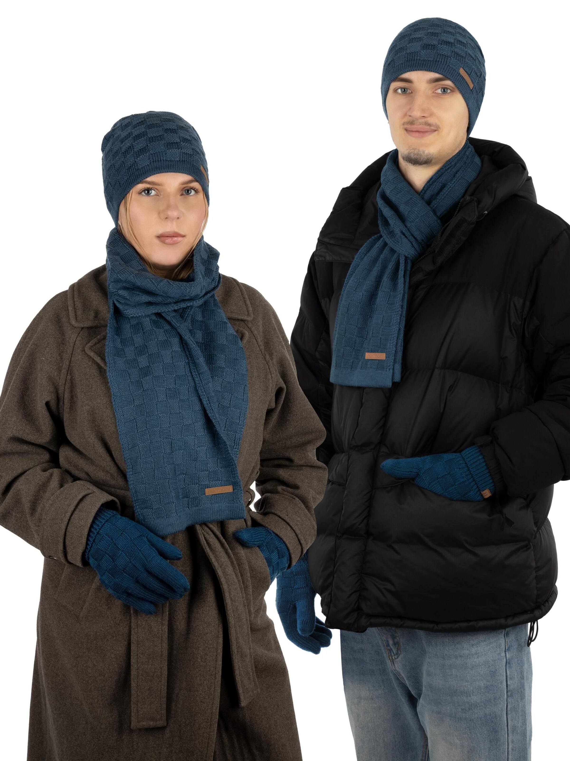 Bonnet ' Yuma ' normani en bleu : devant