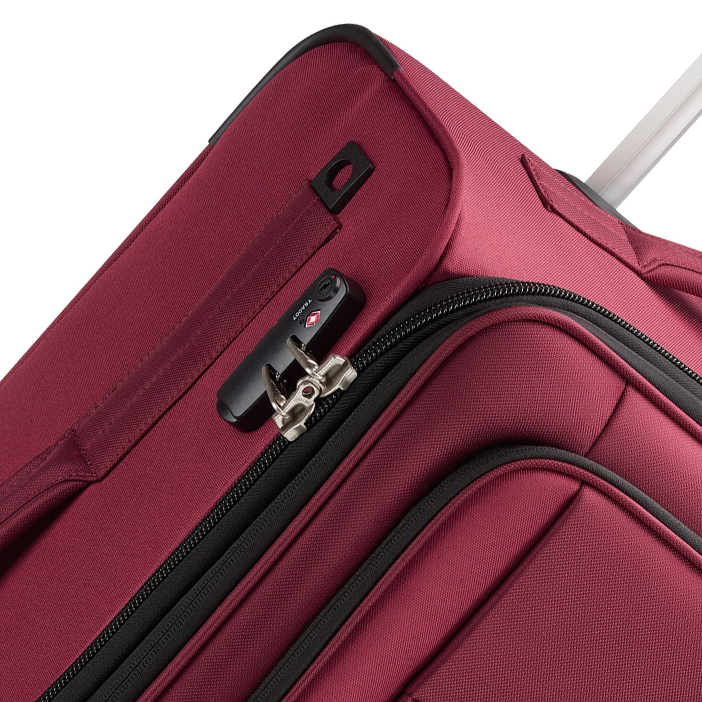 Ensemble de bagages Delsey Paris en rouge