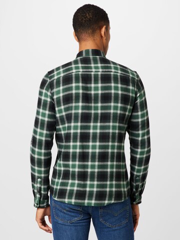 TOM TAILOR DENIM - Ajuste estrecho Camisa en verde