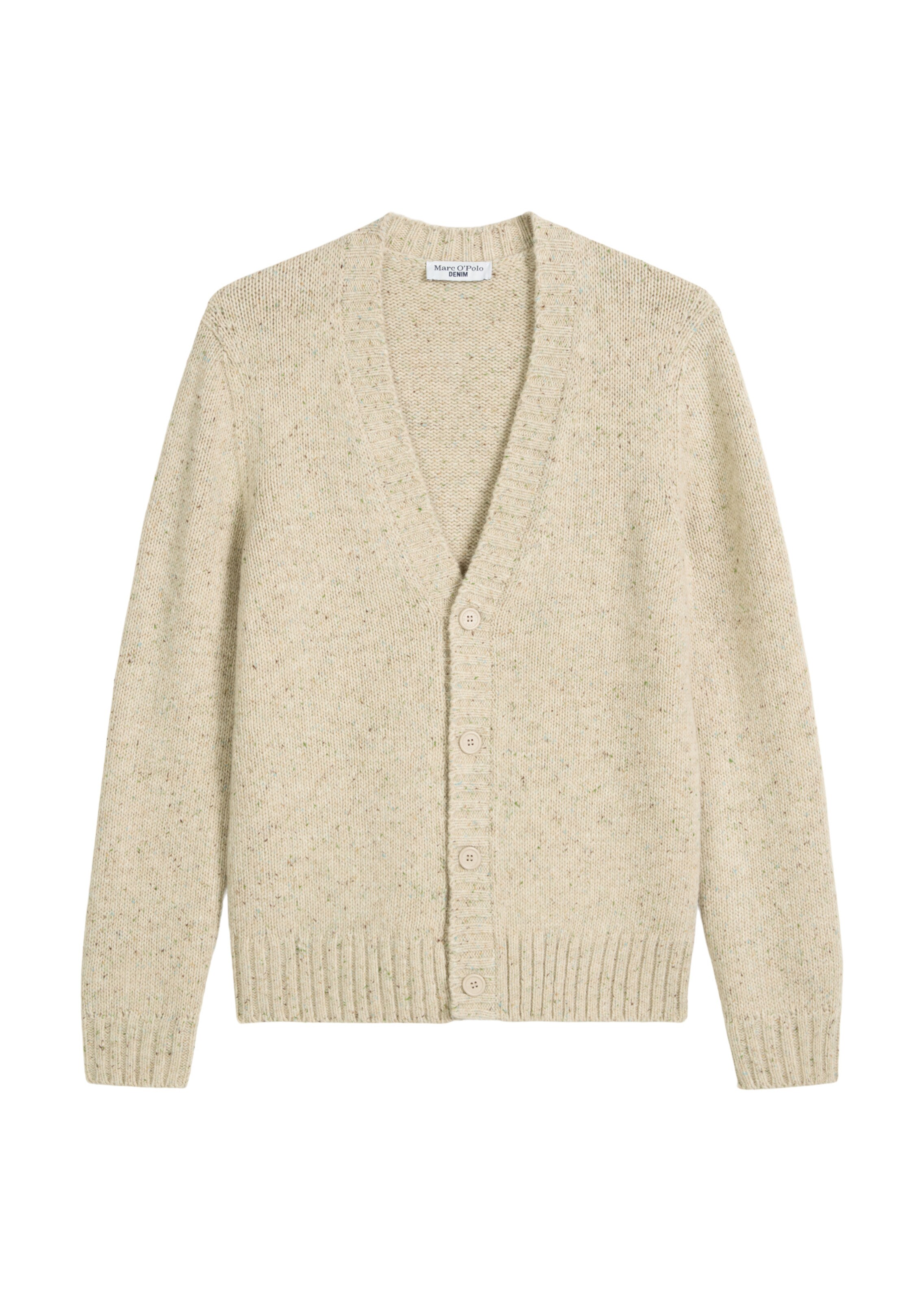 Marc O'Polo DENIM Gebreid vest in de kleur Beige, Productweergave