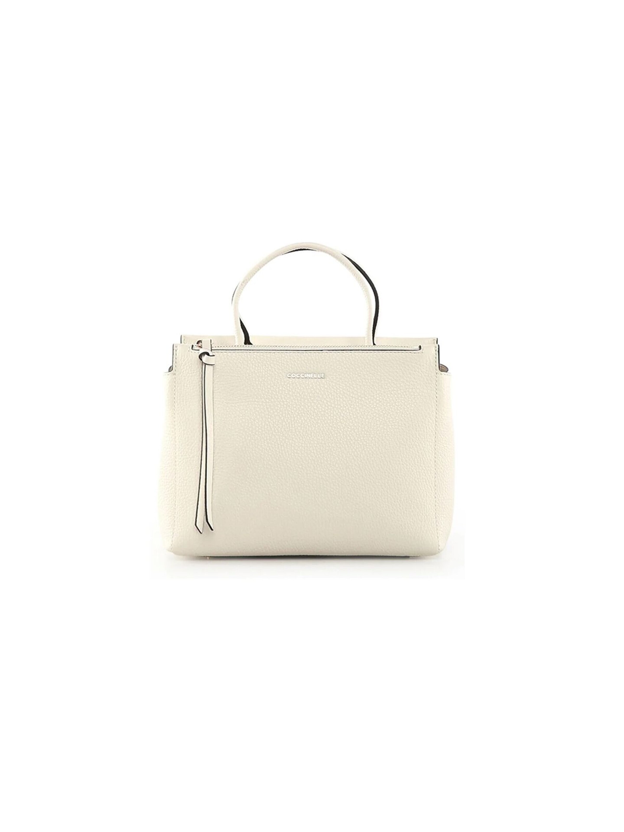 Coccinelle Handtas 'Arlettis Handbag Grained Leather' in Wit
