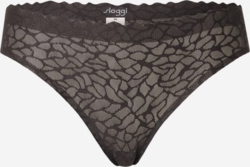 SLOGGI Panty 'Zero Feel Lace 2.0' in Black: front