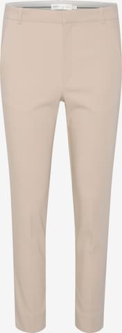 InWear Pleat-Front Pants 'Zella' in Beige: front