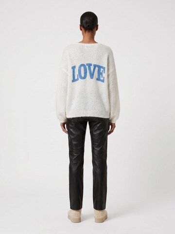americandreams Oversized Sweater 'Silja' in White
