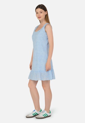 FRESHLIONS Jurk 'Avery' in Blauw