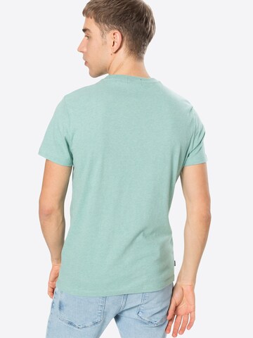 Superdry Zwężany krój Koszulka w kolorze zielony