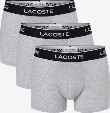 LACOSTE Boxer shorts 'Casualnoirs' in Grey: front